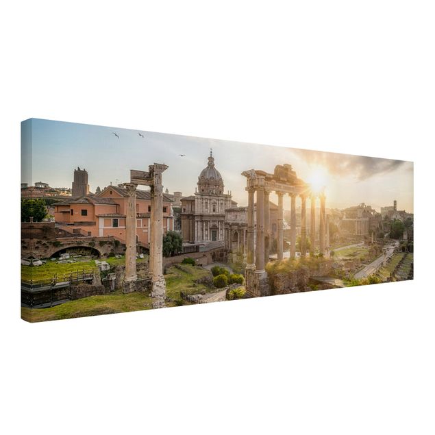Prints modern Forum Romanum At Sunrise