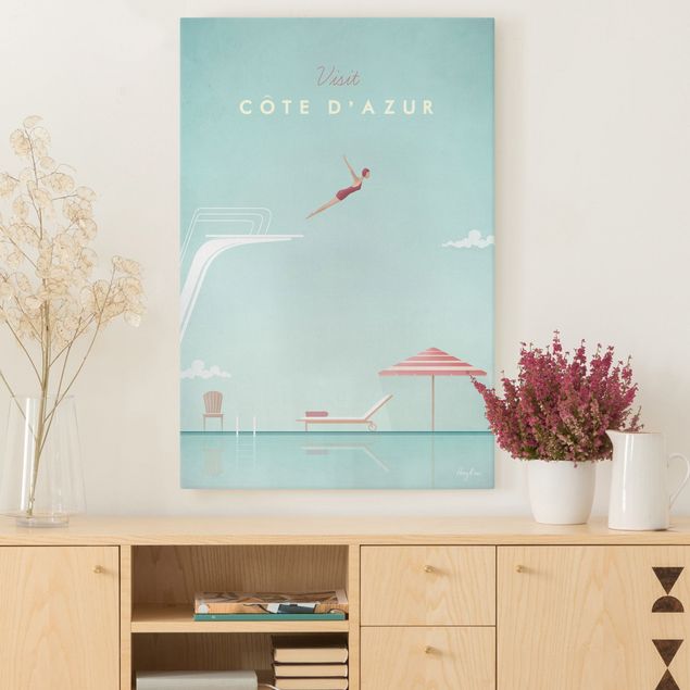 Kitchen Travel Poster - Côte D'Azur