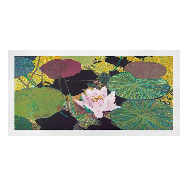 Prints modern Lily With Leaves