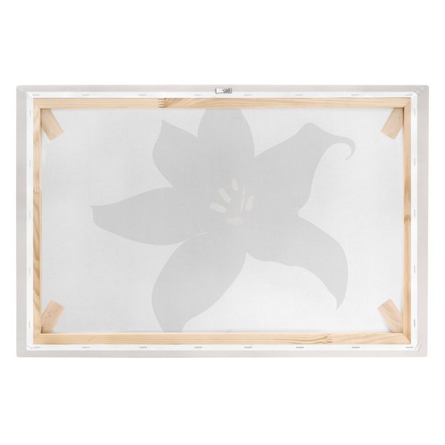 Wall art black and white Graphical Plant World - Orchid Black And Gold