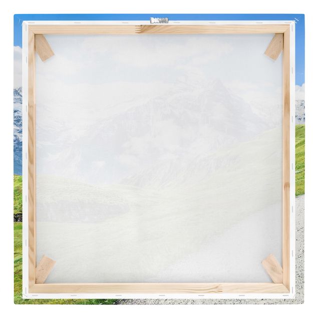 Landscape canvas wall art Grindelwald Panorama