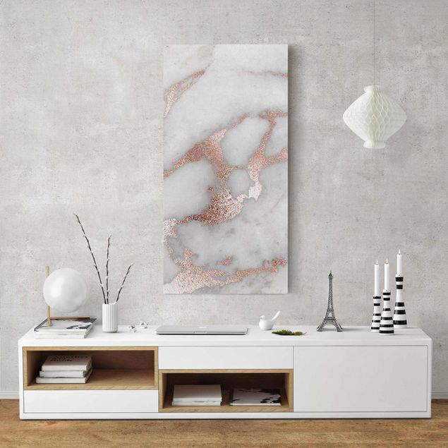 Art posters Marble Look With Glitter