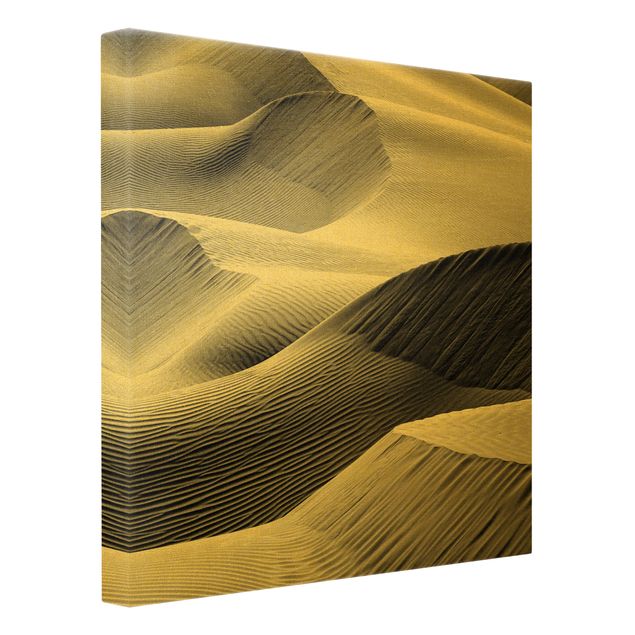 Nature wall art Wave Pattern In Desert Sand