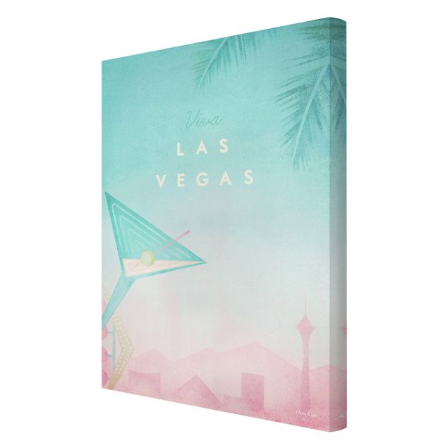 Henry Rivers Travel Poster - Viva Las Vegas