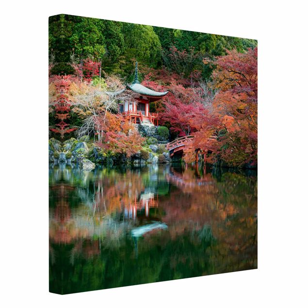Landscape canvas wall art Daigo Ji Temple In The Fall