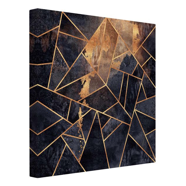 Canvas art prints Onyx With Gold
