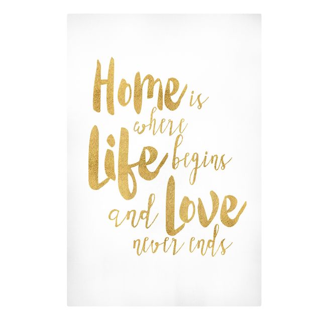 Andrea Haase Home Is Where Life Begins Gold