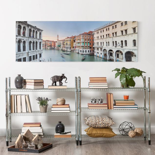 Italy canvas wall art Grand Canal View From The Rialto Bridge Venice