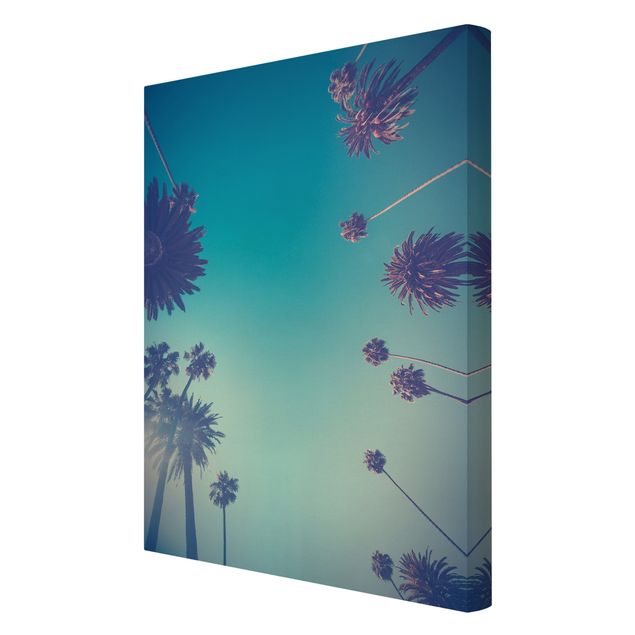 Contemporary art prints Tropical Plants Palm Trees And Sky II