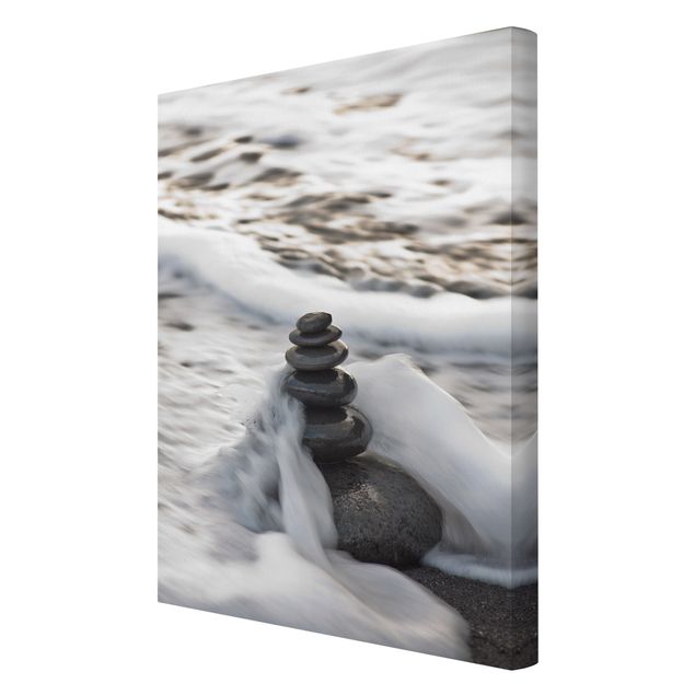 Art prints Stone Tower And Wave