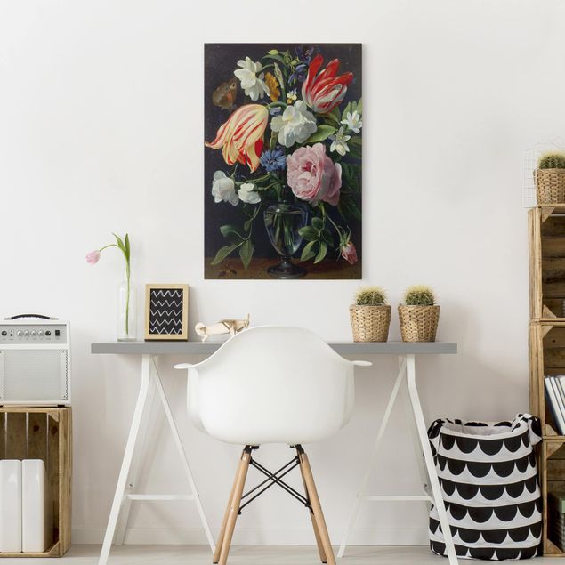 Canvas art Daniel Seghers - Vase With Flowers