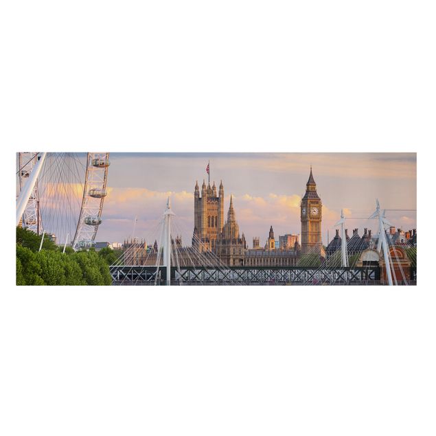 Skyline wall art Westminster Palace London