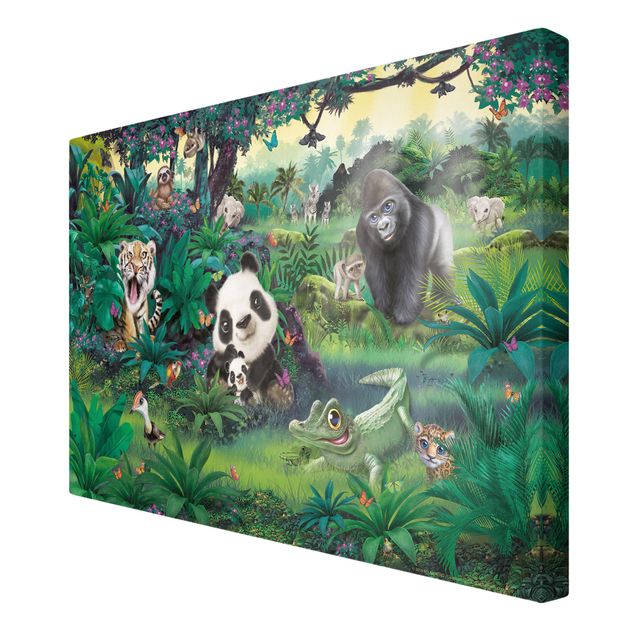 Print monkey designs Jungle With Animals