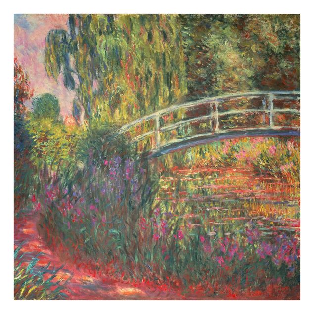 Prints trees Claude Monet - Japanese Bridge In The Garden Of Giverny