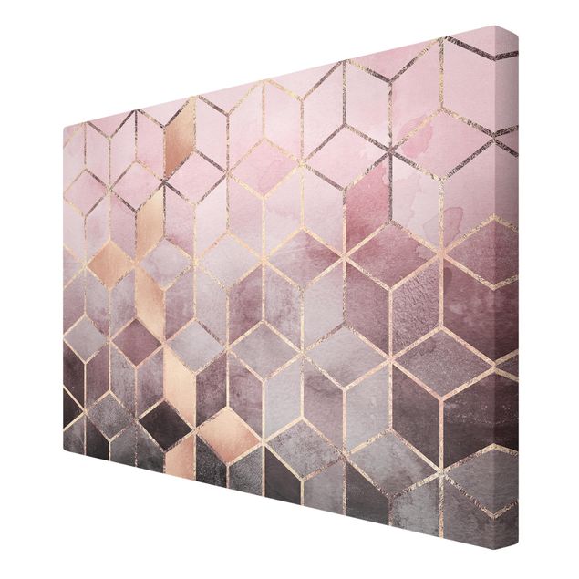 Elisabeth Fredriksson Pink Grey Golden Geometry
