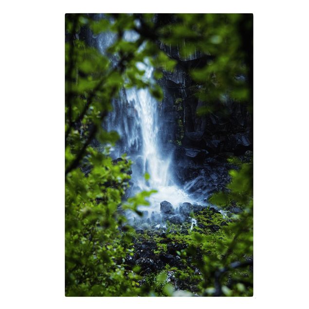 Canvas landscape View Of Waterfall