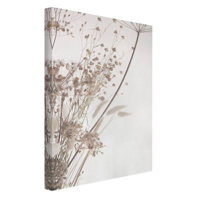 Floral prints Bouquet Of Ornamental Grass And Flowers