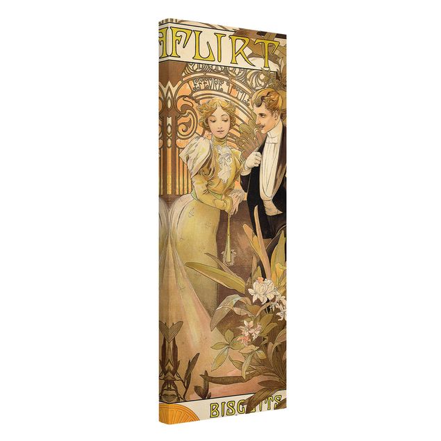 Art posters Alfons Mucha - Advertising Poster For Flirt Biscuits