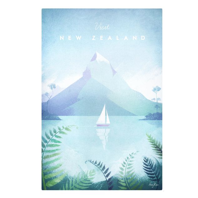 Wall art australia Travel Poster - New Zealand