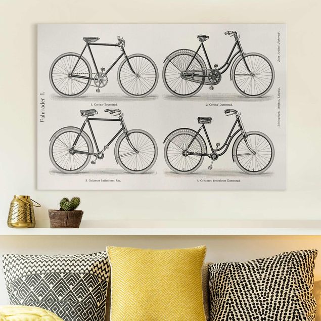 Kitchen Vintage Poster Bicycles