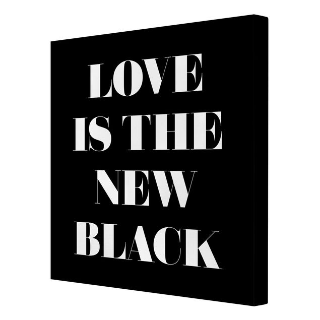 Prints black Love Is The New Black