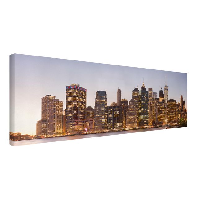 Modern art prints View Of Manhattan Skyline