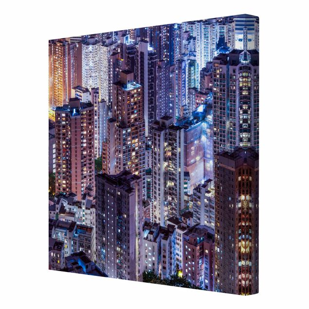 Skyline canvas print Hong Kong Sea Of Lights