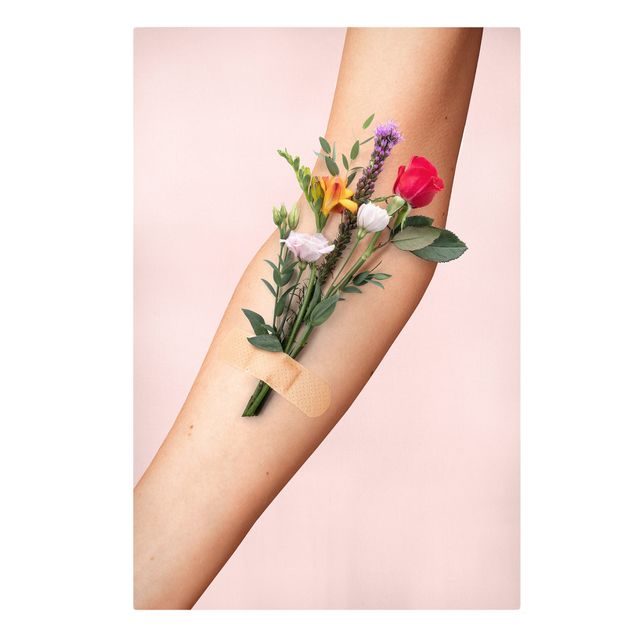 Flower print Arm With Flowers
