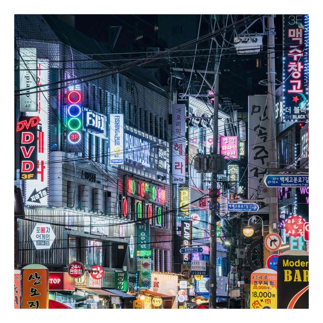 Architectural prints Nightlife Of Seoul