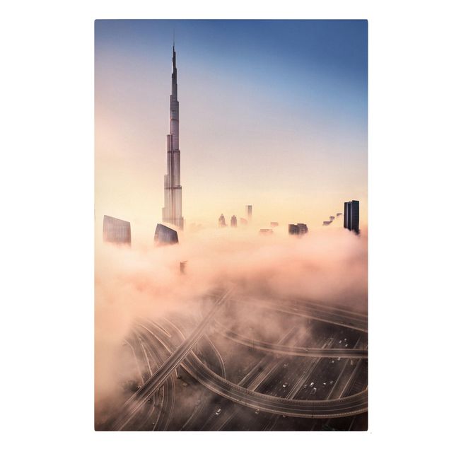 Prints modern Heavenly Dubai Skyline