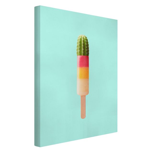 Modern art prints Popsicle With Cactus