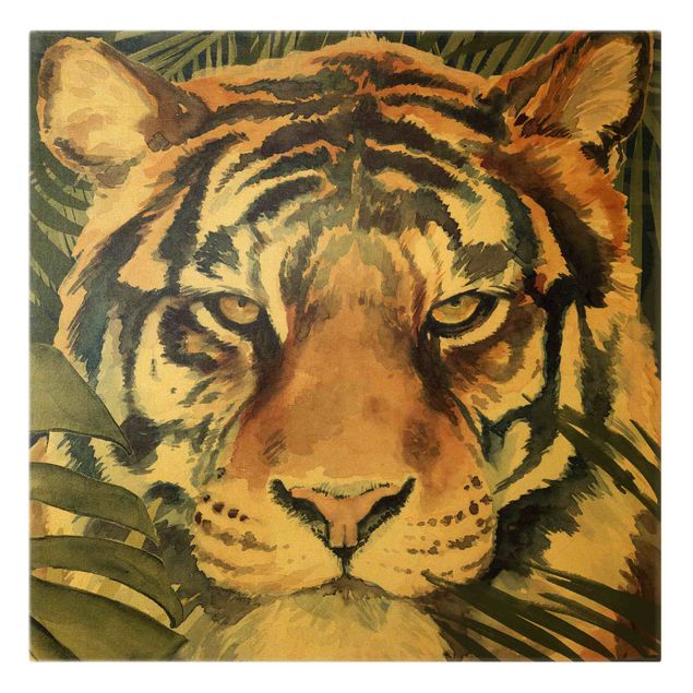 Cat canvas Tiger In The Jungle