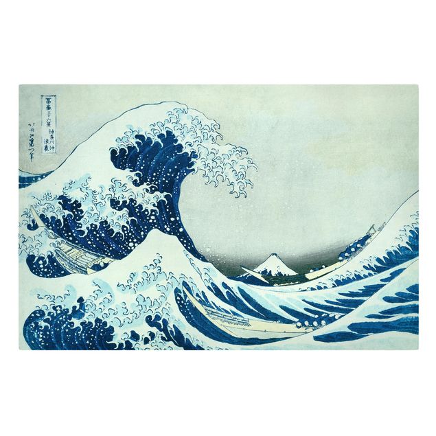 Sea life prints Katsushika Hokusai - The Great Wave At Kanagawa