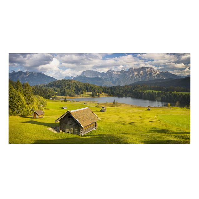 Nature art prints Geroldsee Lake Upper Bavaria