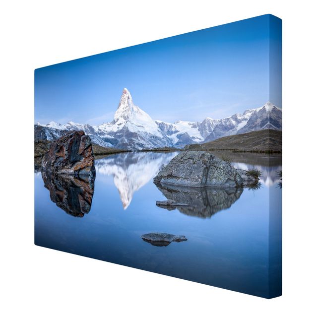Contemporary art prints Stellisee Lake In Front Of The Matterhorn
