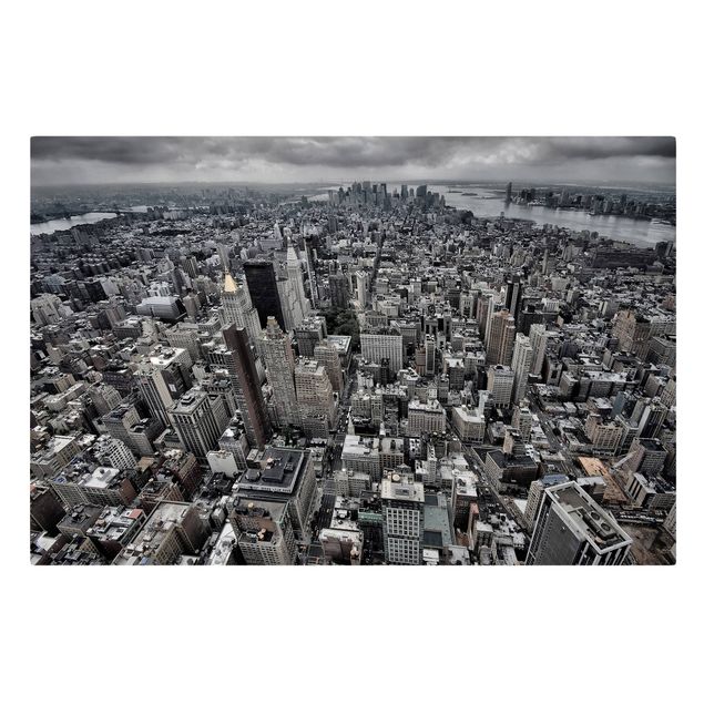 Contemporary art prints View Over Manhattan