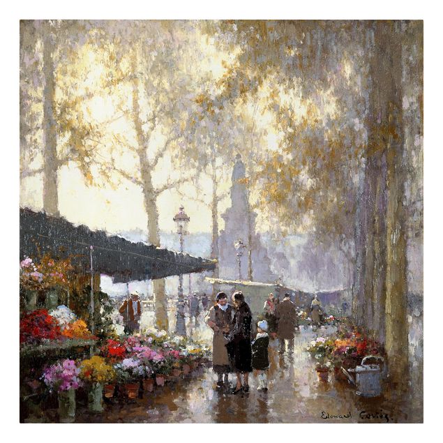 Floral canvas Gaston De Latouche - The Flower Market