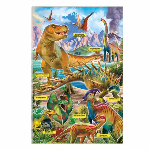 Prints multicoloured The Dinosaurs Species