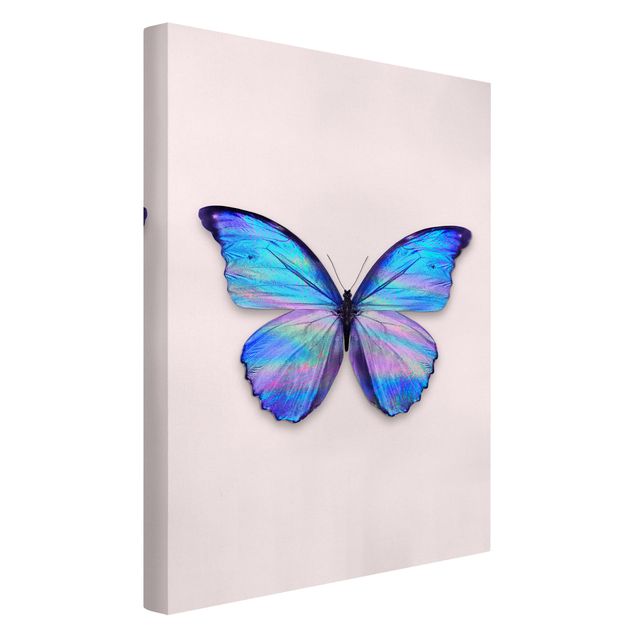 Butterfly canvas art Holographic Butterfly