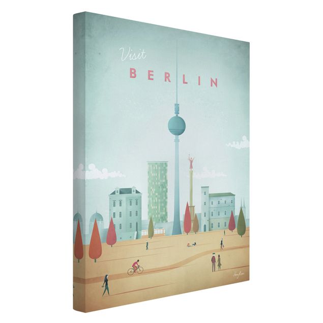 Canvas art Travel Poster - Berlin