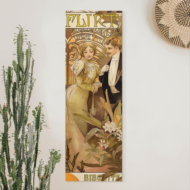 Kitchen Alfons Mucha - Advertising Poster For Flirt Biscuits