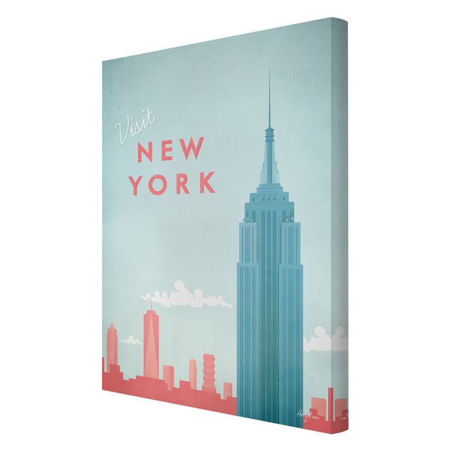 Prints vintage Travel Poster - New York