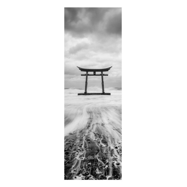Prints modern Japanese Torii In The Ocean
