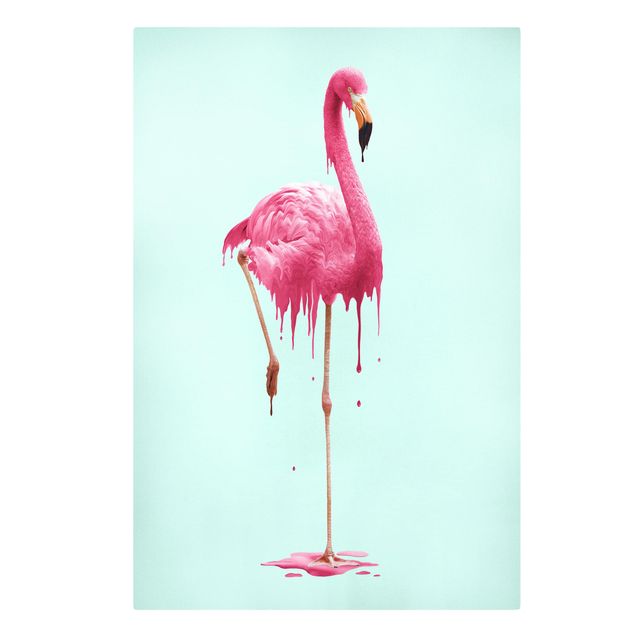 Prints animals Melting Flamingo