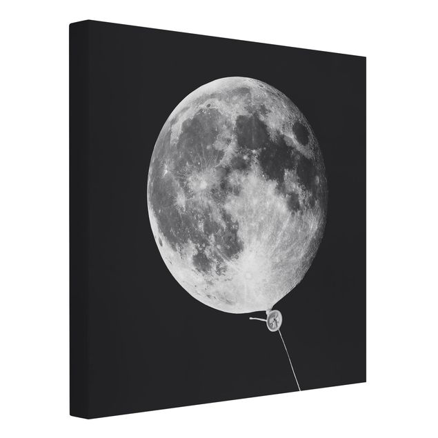 Canvas prints art print Balloon With Moon