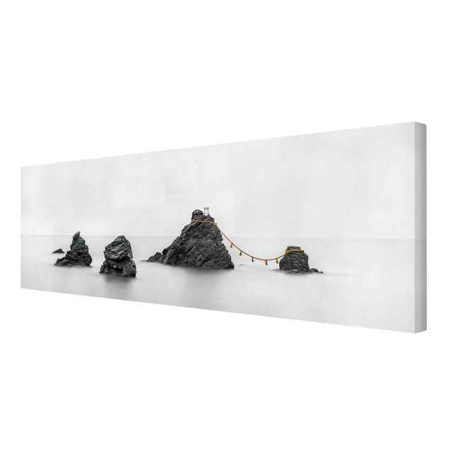 Modern art prints Meoto Iwa -  The Married Couple Rocks