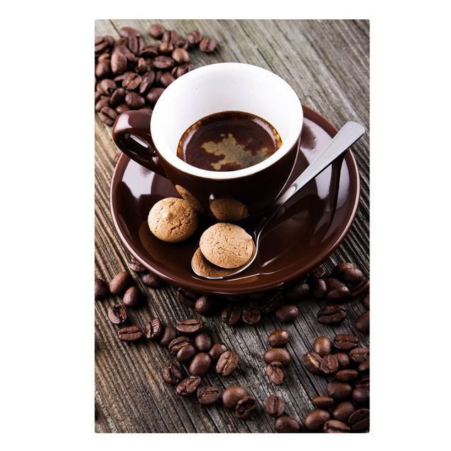 Canvas coffee Coffee Mugs With Coffee Beans
