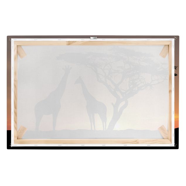 Prints animals African Sunset