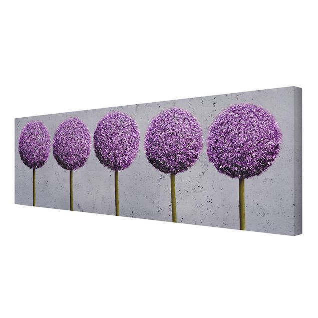 Canvas wall art Allium Round-Headed Flower