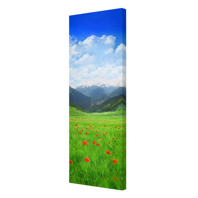 Floral canvas Alpine Meadow